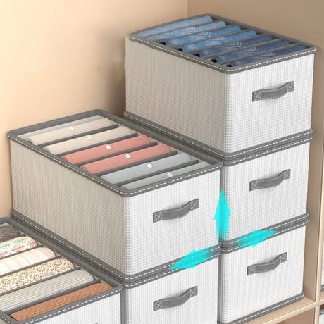 8 Grid Jeans Compartment Storage Box- Furaha Finds Kenya