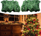 2.7M Green Plain Undecorated Christmas Garland – Flexible Pine Needle Garland