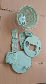 8in1 Multifunctional Salad Spinner with Vegetable Chopper & Strainer Includes Dicer, Slicer, Shredder & More- Furaha Finds Kenya