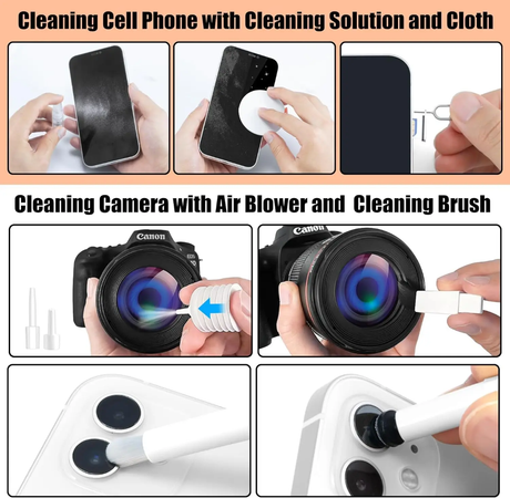20-in-1 Multi-functional Cleaning Kit for Electronics, Earbuds, Keyboards & Accessories- Furaha Finds Kenya