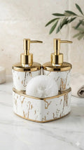 Heart Twin Ceramic Soap Dispenser Set Soap dispenser Soap & Lotion Dispensers