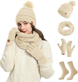 4 in 1 Knit Winter Set Knit winter set Outfit Sets