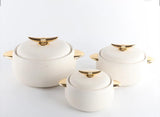 Modern European Style Luxurious Insulated Hotpots Set