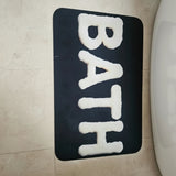 Black Bath Absorbent Diatom Bathroom Mat Bathroom Mats Bath Mats & Rugs