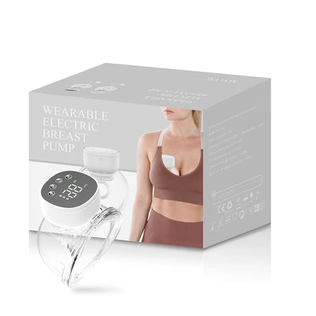 Wearable Rechargeable Electric Breast Pump Hands Free, Wireless & BPA Free.
