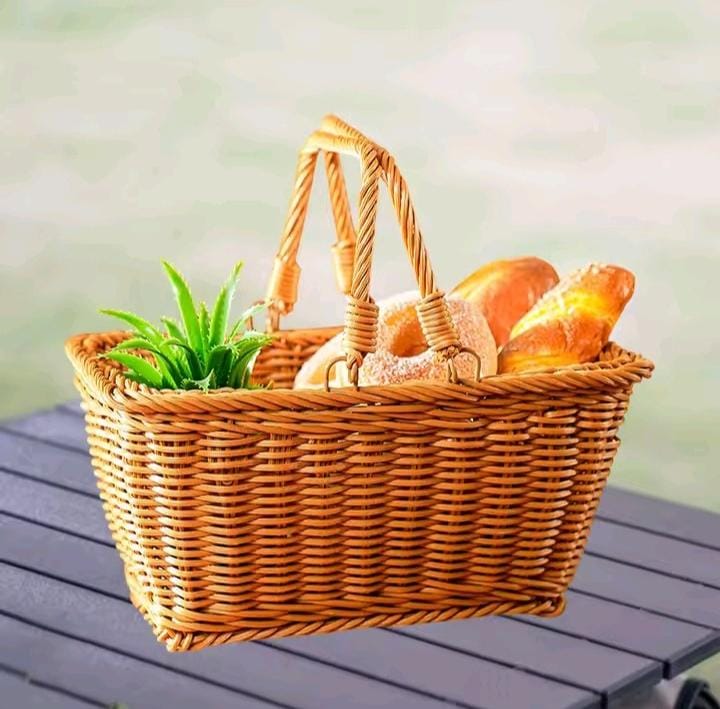 Multipurpose Rattan Wicker Basket – Brown