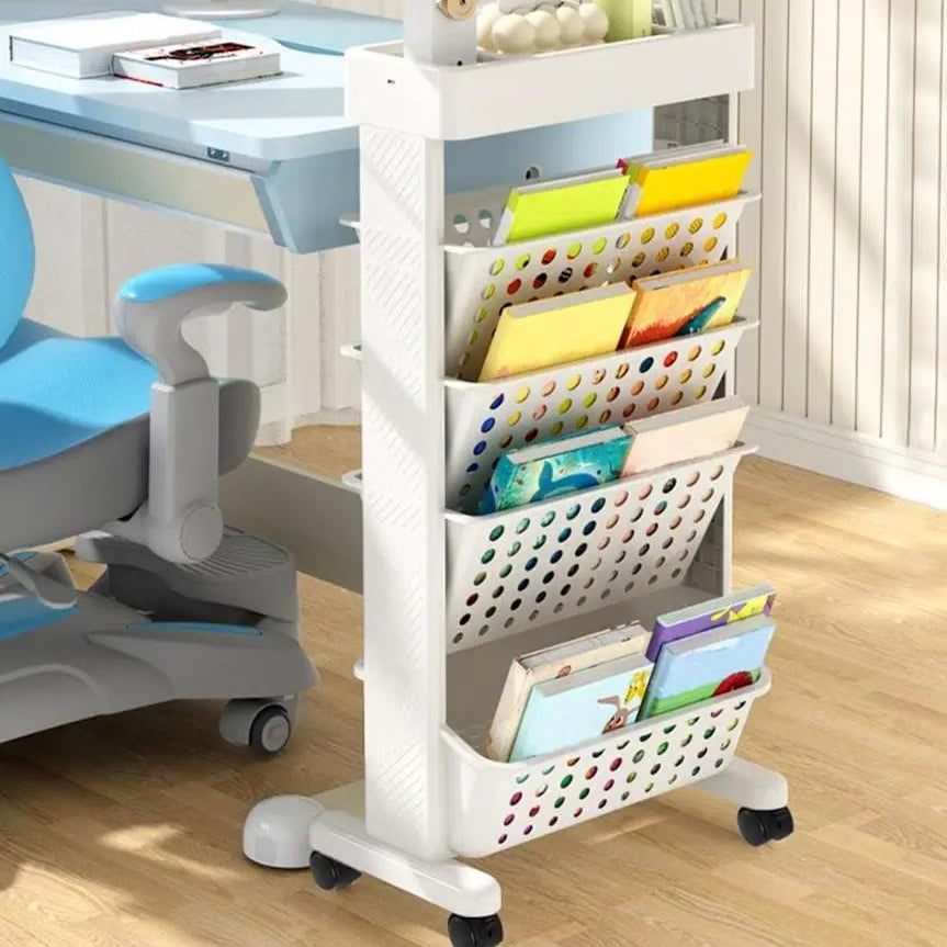 5 Tier Rolling Storage Cart With Wheels Storage cart Utility & Storage Carts