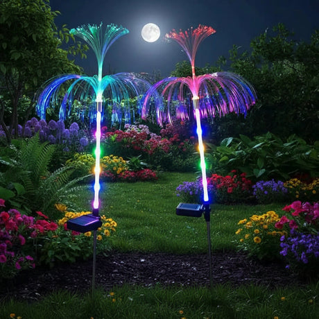 2 Pc Jellyfish Decorative Solar Lights Garden lights Lighting