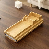 Foldable Bamboo Sofa Armrest Organizer Chair Armrest Pads