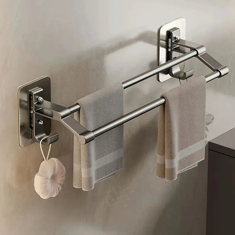 Wall Mounted Double Towel Bar Towel Bars