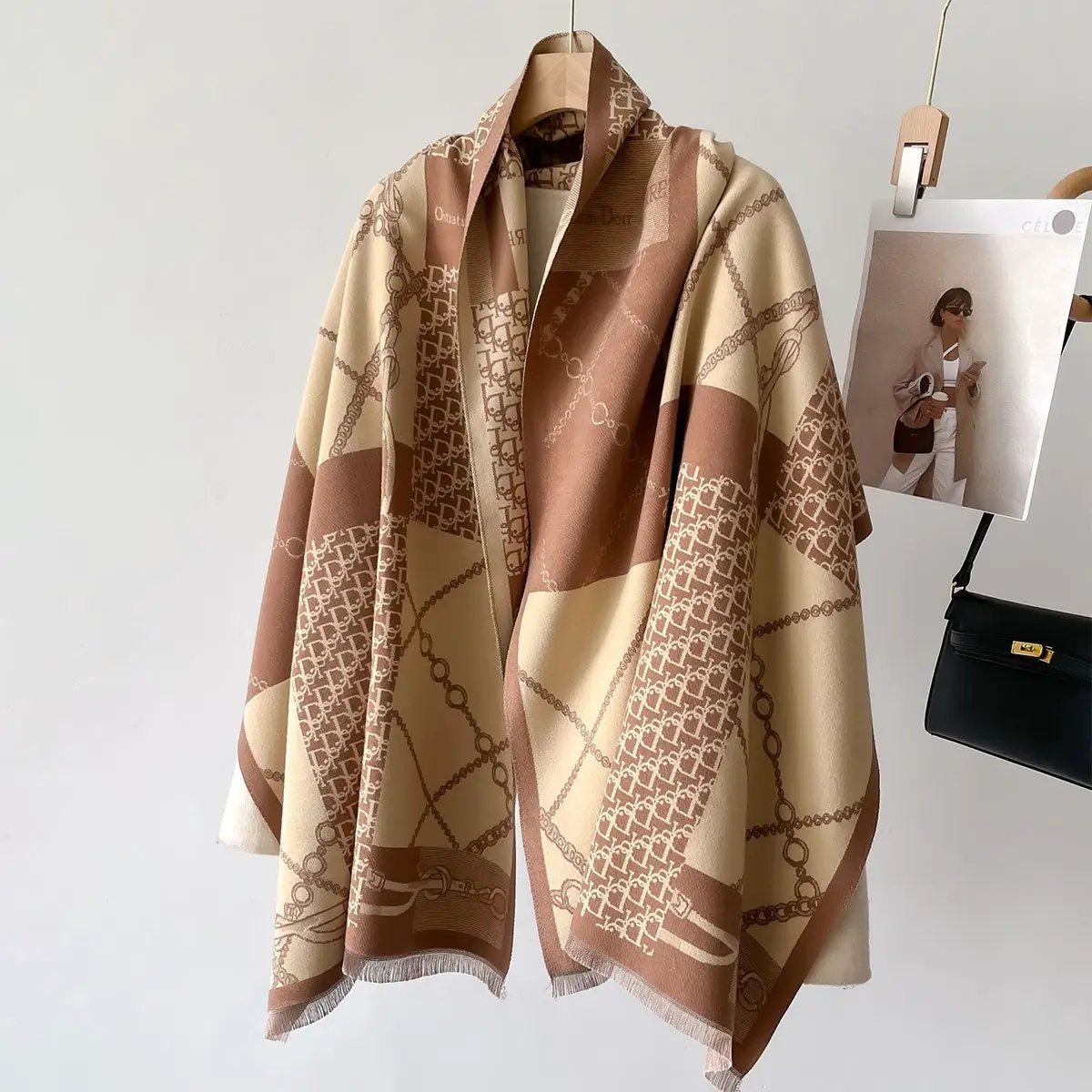 Luxury Double-Sided Cashmere Scarf Cold essentials Scarves