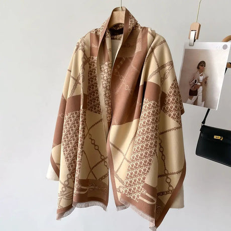 Luxury Double-Sided Cashmere Scarf Cold essentials Scarves