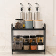 2 Tier Kitchen Storage Rack Kitchen accessories Shelf Risers