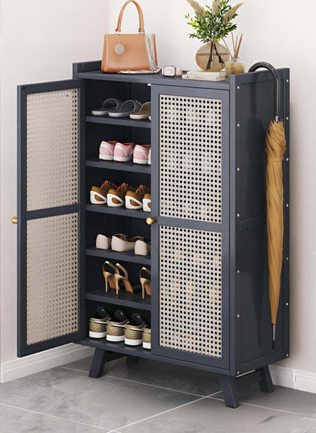 Wooden Bamboo Shoe Rack Storage Cabinet Stylish & Eco Friendly Organizer