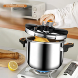 6 Litre Non Explosive Pressure Cooker Nonstick, Induction & Flame Compatible.- Furaha Finds Kenya