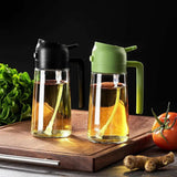 Big Size 2 in 1 Oil and Vinegar Glass Sprayer 600ml