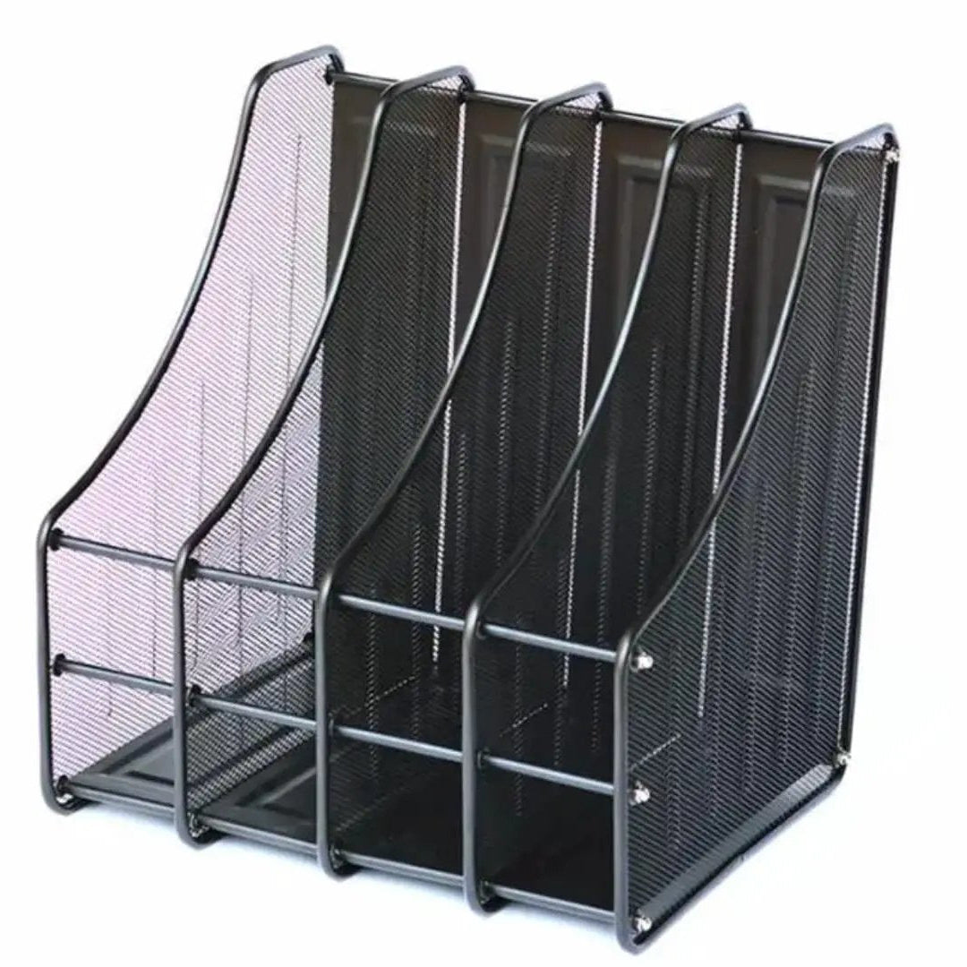 Metallic Mesh Desk File Organizer Desk Organizers