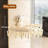Wall Mounted Clothes and Socks Rack Space Saving Laundry Organizer.