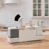 Kitchen Soap Dispenser & Sink Caddy Set Soap & Lotion Dispensers