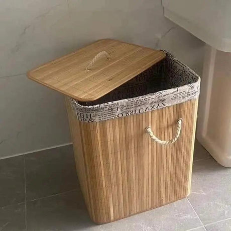 Eco-Friendly Bamboo Laundry Basket – Square Laundry Baskets