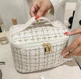 Tweed Luxury Cosmetic Bag Organizer for Travel Beauties Beauty & Personal Care Makeup Bags
