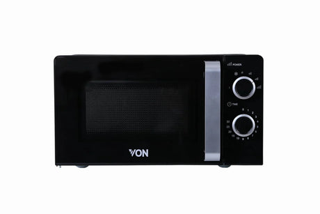 Von Solo Microwave 20L Manual Control, 6 Power Levels, VAMS-20MGX (12-Month Warranty)
