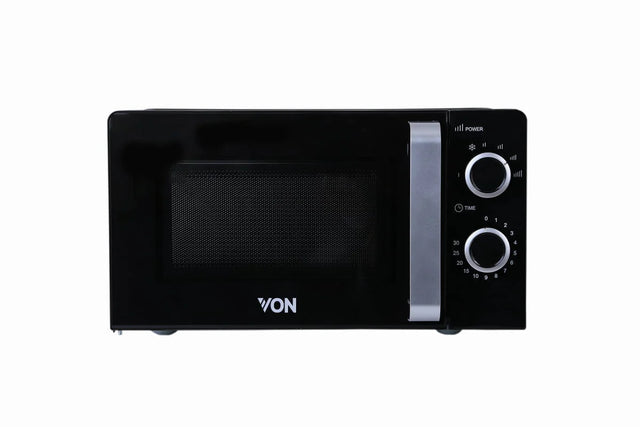 Von Solo Microwave 20L Manual Control, 6 Power Levels, VAMS-20MGX (12-Month Warranty)