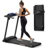 Foldable Walking Pad / Treadmill with Bluetooth & Manual Incline Treadmills