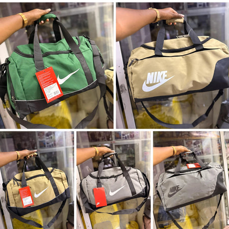 Nike Duffle Gym Bag with Shoe Compartment and Wet Clothes Section – Spacious Travel & Sports Gym Duffel Bags