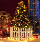 Christmas Tree Garden Fence – 60cm Decorative Holiday Barrier