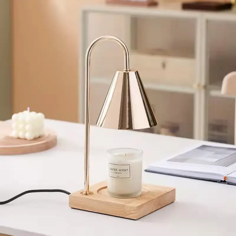 Furaha Finds Electric Candle Warmers with Wooden Base
