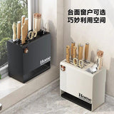 Wall-Mounted Knife Rack & Chopstick Holder Knife rack Kitchen Utensil Racks