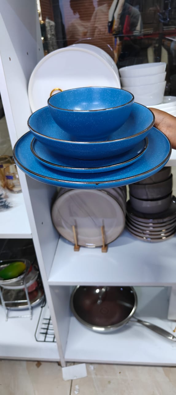 32 Piece Dinner Set Microwave and Dishwasher Safe Elegant Tableware- Furaha Finds Kenya