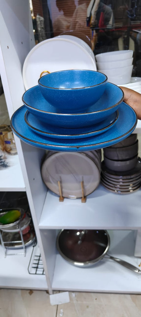 32 Piece Dinner Set Microwave and Dishwasher Safe Elegant Tableware- Furaha Finds Kenya