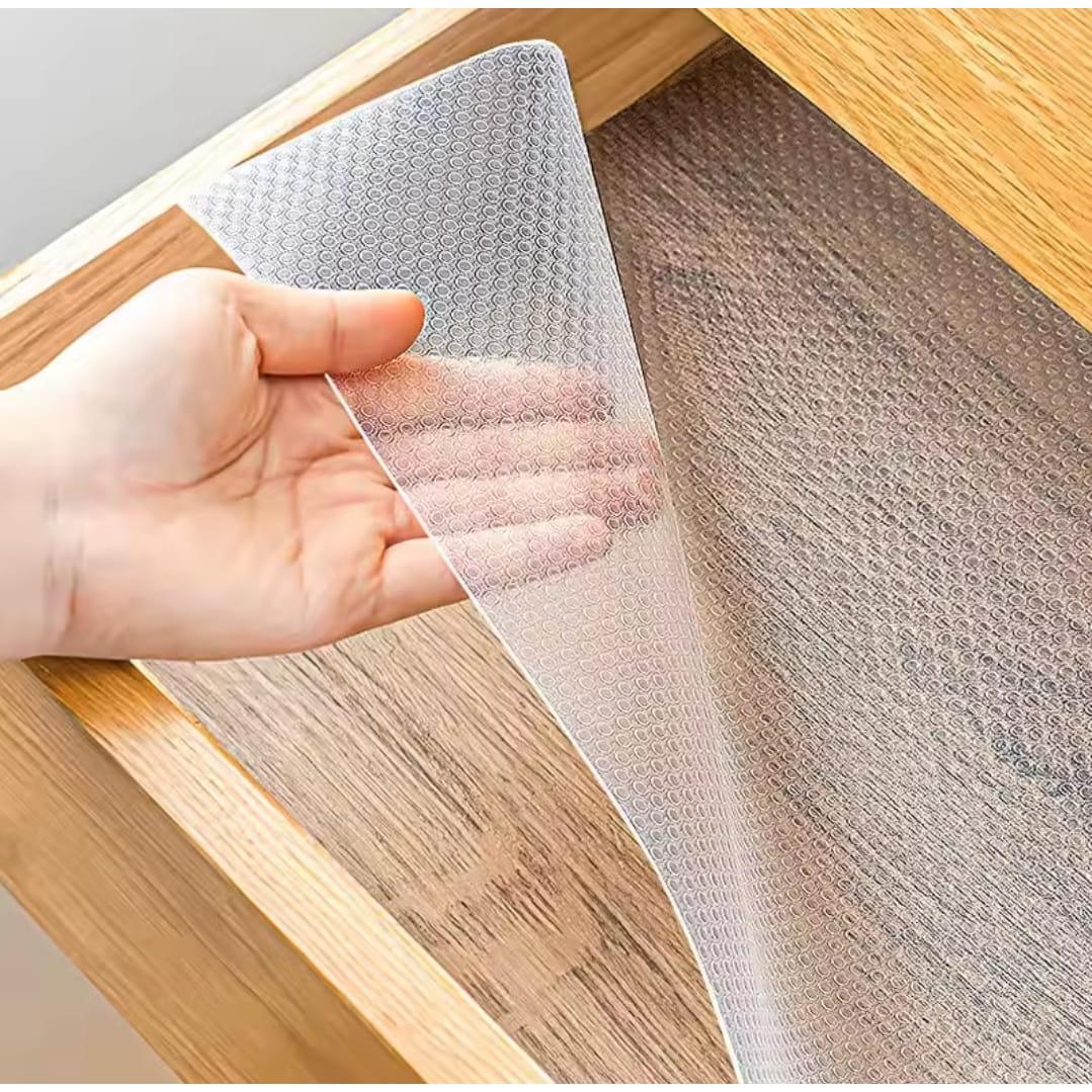 Extra Large Clear Cabinet Drawer Liner Mat 50cm x 600cm for Shelves and Kitchen Storage- Furaha Finds Kenya