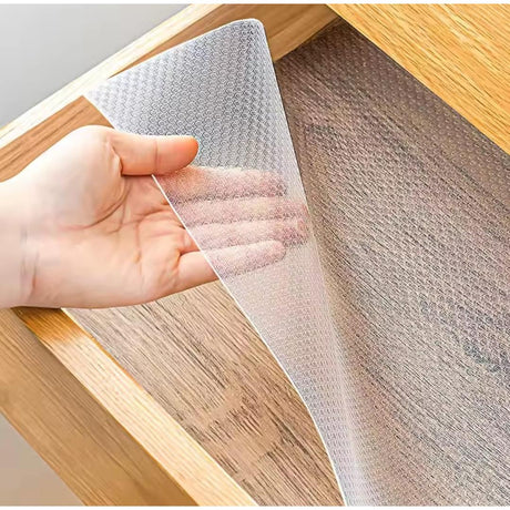 Extra Large Clear Cabinet Drawer Liner Mat 50cm x 600cm for Shelves and Kitchen Storage- Furaha Finds Kenya