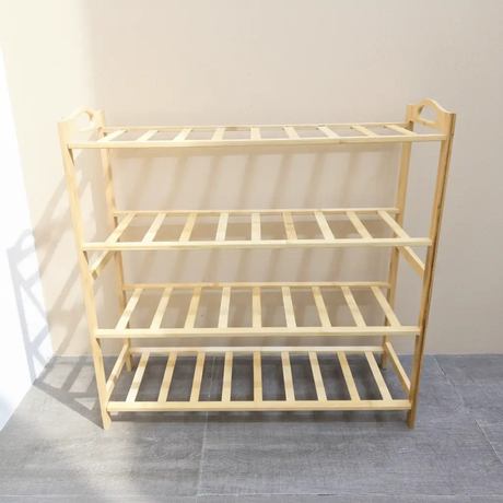 4 Layer Bamboo Shoe Rack Furniture Shoe Racks