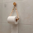Boho Wooden Bead Toilet Paper Holder Toilet paper holder Toilet Paper Holders