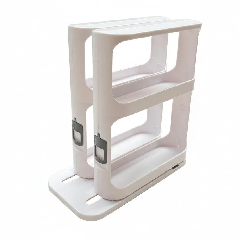 Pull Out Rotating Spice Rack White Space Saving Kitchen Organizer Spice Organizers