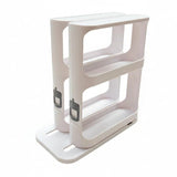 Pull Out Rotating Spice Rack White Space Saving Kitchen Organizer Spice Organizers