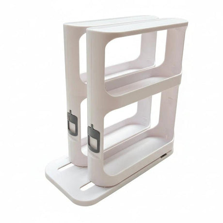 Pull Out Rotating Spice Rack White Space Saving Kitchen Organizer Spice Organizers