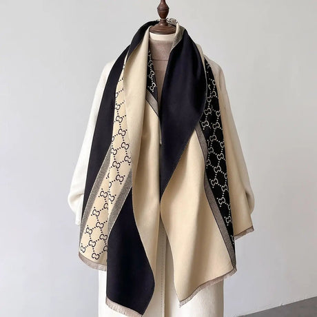 Luxury Double-Sided Cashmere Scarf Cold essentials Scarves