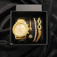 4 in 1 Infinity Watch Set – Elegant Ladies Set Jewelry Sets