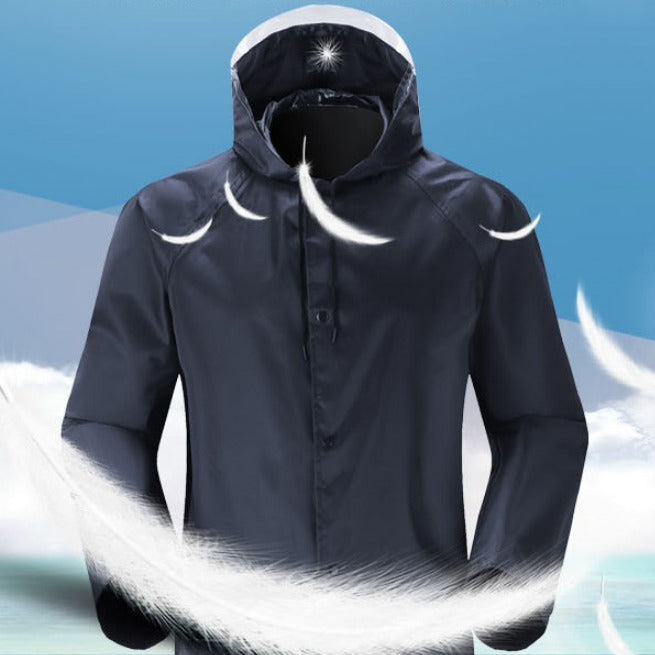 Adult Raincoat with Cap | High Quality Unisex Rain Protection (Up to 120kgs)