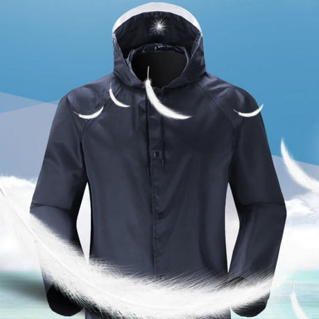 Adult Raincoat with Cap | High Quality Unisex Rain Protection (Up to 120kgs)