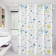 Waterproof PEVA Shower Curtain With Hooks Bathroom Accessories Shower Curtains