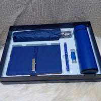 5 in 1 Corporate Luxurious Gift Pack with Umbrella, Notebook, USB and Flask Gift pack Gift Giving