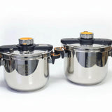 Non-Explosive Nonstick Pressure Cooker 6L and 8L Kitchen ware Pressure Cookers