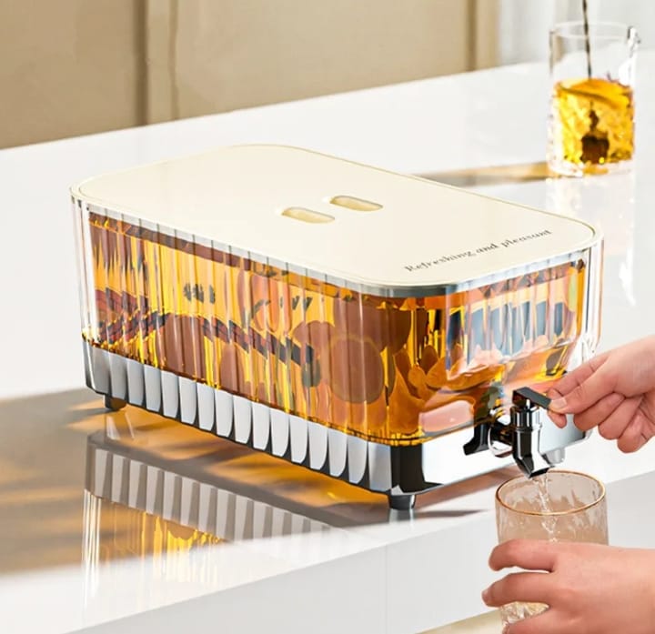 5L Large Capacity Refrigerator Cold Drinking Bucket with Tap