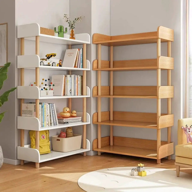 5 Tier Wooden Display Bookshelf Display shelf Shelving